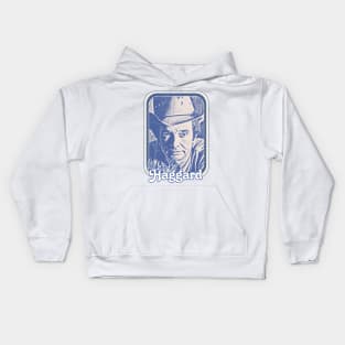 Merle Haggard / Retro Style Country Music Fan Gift Kids Hoodie